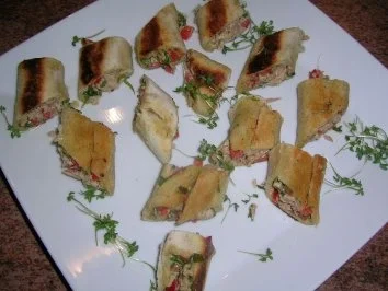 Thunfisch-Tramezzini-Rollen  - eine sehr sehr leckere Vorspeise - - Rezept - Bild Nr. 3