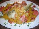 Edelfischplatte mit Fettuccini und Curryschaum - Rezept