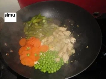 Rezept: Frühlingsgemüse mit Putenragout Bild Nr. 4 Frühlingsgemüse mit Putenragout - Rezept - Bild Nr. 4