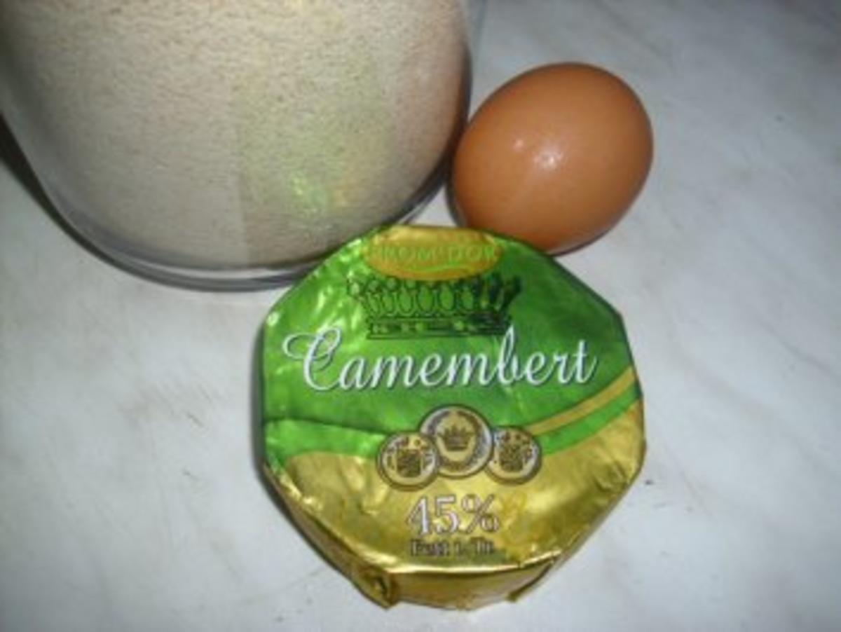 Camembert gebraten mit Preiselbeeren und Schlagsahne - Rezept - Bild Nr. 2