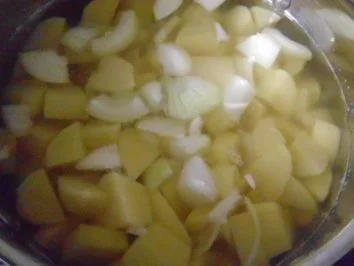 Kaninchenleber gebraten ~ Kartoffelmus - Rezept - Bild Nr. 3