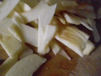 Kaninchenleber gebraten ~ Kartoffelmus - Rezept - Bild Nr. 9