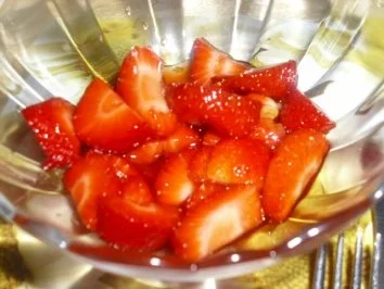 Erdbeeren mit Sherry - Rezept