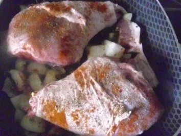 Rezept: Putenunterkeulen in Schwarzbiersoße Bild Nr. 3 Putenunterkeulen in Schwarzbiersoße - Rezept - Bild Nr. 3