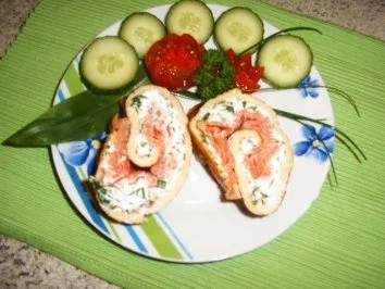 Rezept: Lachs -Bärlauch -Rolle Lachs -Bärlauch -Rolle - Rezept