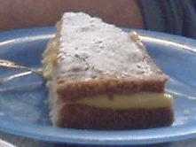 Rezept: Sverigekaka med Vaniljkräm (Schwedenkuchen mit Vanillecreme) Bild Nr. 2 Sverigekaka med Vaniljkräm (Schwedenkuchen mit Vanillecreme) - Rezept - Bild Nr. 2