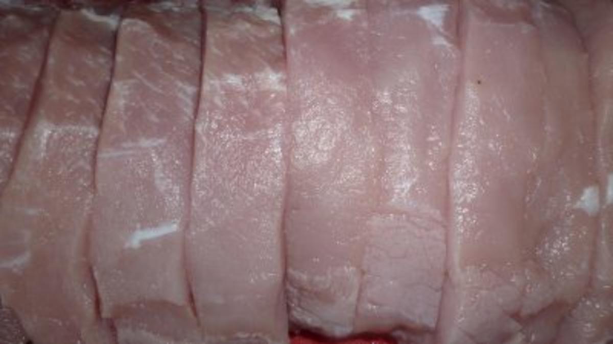 Schweinerückensteaks mit frischem Spargel und Dijon-Kräuterhollandaise - Rezept - Bild Nr. 5