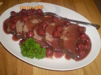  Rinderbraten mit Sauerkirschen - Rezept - Bild Nr. 2