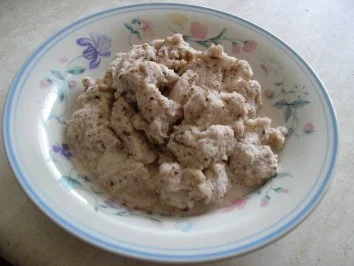 Bananen-Eis mit Schokosplittern - Rezept