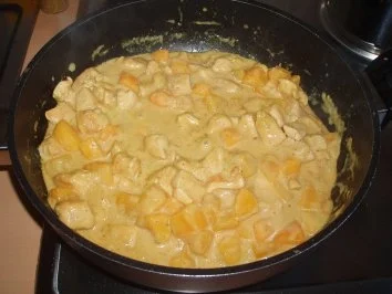 Curry-Huhn mit Pfirsich - Rezept - Bild Nr. 3