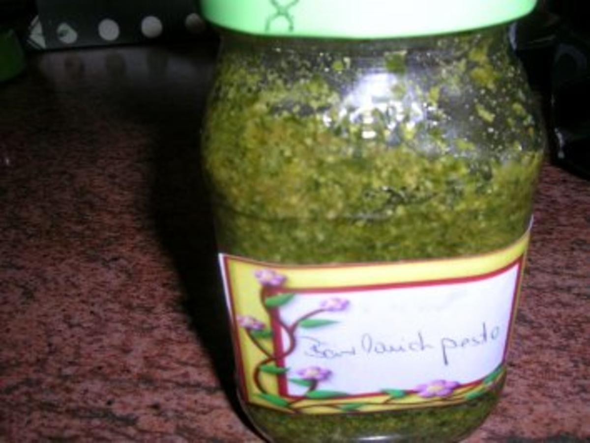 Bärlauch Pesto (ich war der Meinung dass ich es schon im v.J. eingestellt hatte) - Rezept