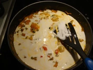 Gemüsepfanne mit Kürbissoße und Champignons - Rezept - Bild Nr. 8