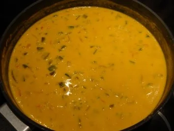 Gemüsepfanne mit Kürbissoße und Champignons - Rezept - Bild Nr. 9