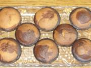 Kleingebäck - Dreierlei Muffins (Nuss, Erdbeer, Vanille) - Rezept