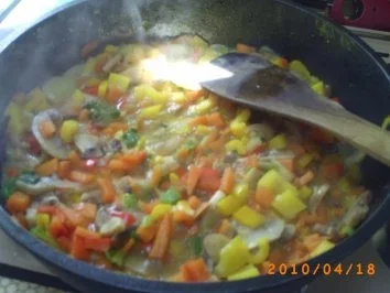 Mittagessen: Filetpfännchen überbacken mit Tagliatelle - Rezept - Bild Nr. 5