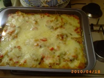 Mittagessen: Filetpfännchen überbacken mit Tagliatelle - Rezept - Bild Nr. 8