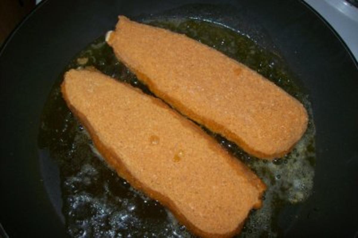 Fischfilet mit Kartoffelbrei u. Gurkensalat - Rezept - Bild Nr. 3