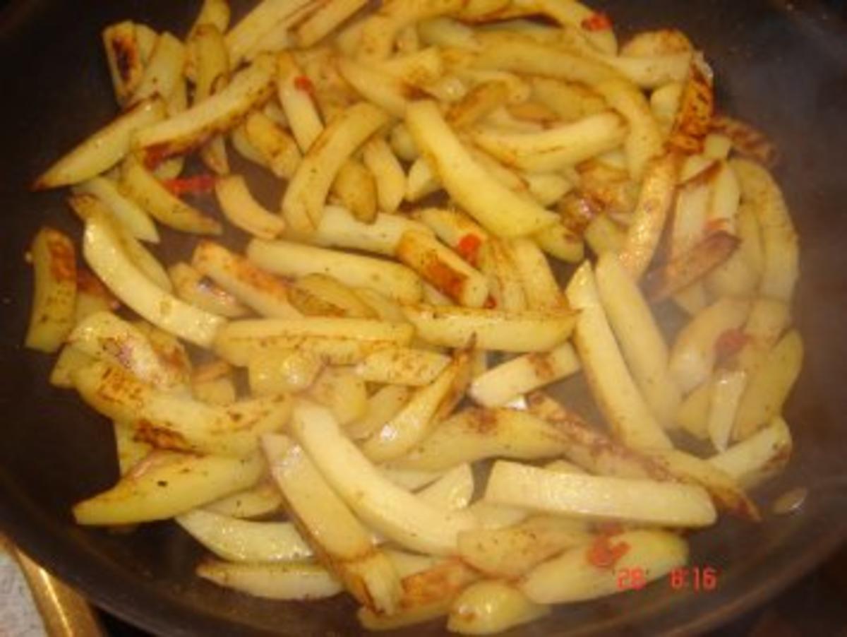 Bilder für Chili Pommes aus der Pfanne - Rezept