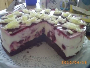 Rezept: Torten: Kirsch-Quark-Torte - Bilder sind on Bild Nr. 5 Torten: Kirsch-Quark-Torte - Bilder sind on - Rezept - Bild Nr. 5