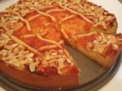 Kuchen: Quarkkuchen mit Aprikosenkonfitüre - Rezept