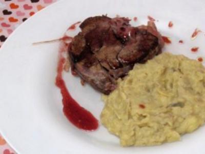 Rinderfilet im Speckmantel mit Rotweinglasur - Rezept