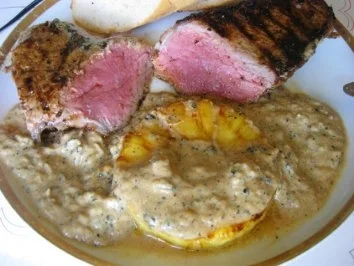 Steak mit Ananas + Knobi - Rezept - Bild Nr. 9