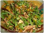 Salat - Rucolasalat mit Paprika und Walnüssen - Rezept