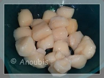 Rezept: Meer - Jakobsmuscheln in Weisswein- Sahnesosse Bild Nr. 2 Meer - Jakobsmuscheln in Weisswein- Sahnesosse - Rezept - Bild Nr. 2