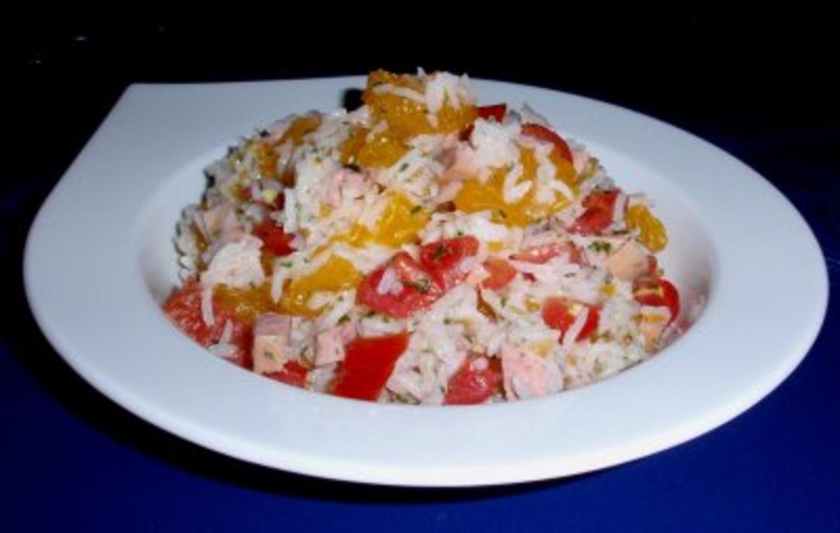 Fruchtiger Reissalat - Rezept