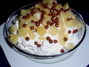 Ananas-Sahne-Jogurtcreme - Rezept