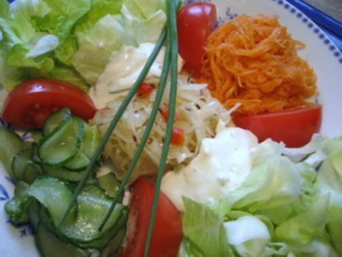 Frühlingsbunter Salat mit Bratkartoffeln ... - Rezept - Bild Nr. 3