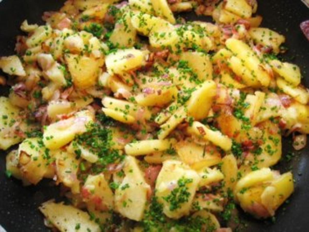 Frühlingsbunter Salat mit Bratkartoffeln ... - Rezept - Bild Nr. 5
