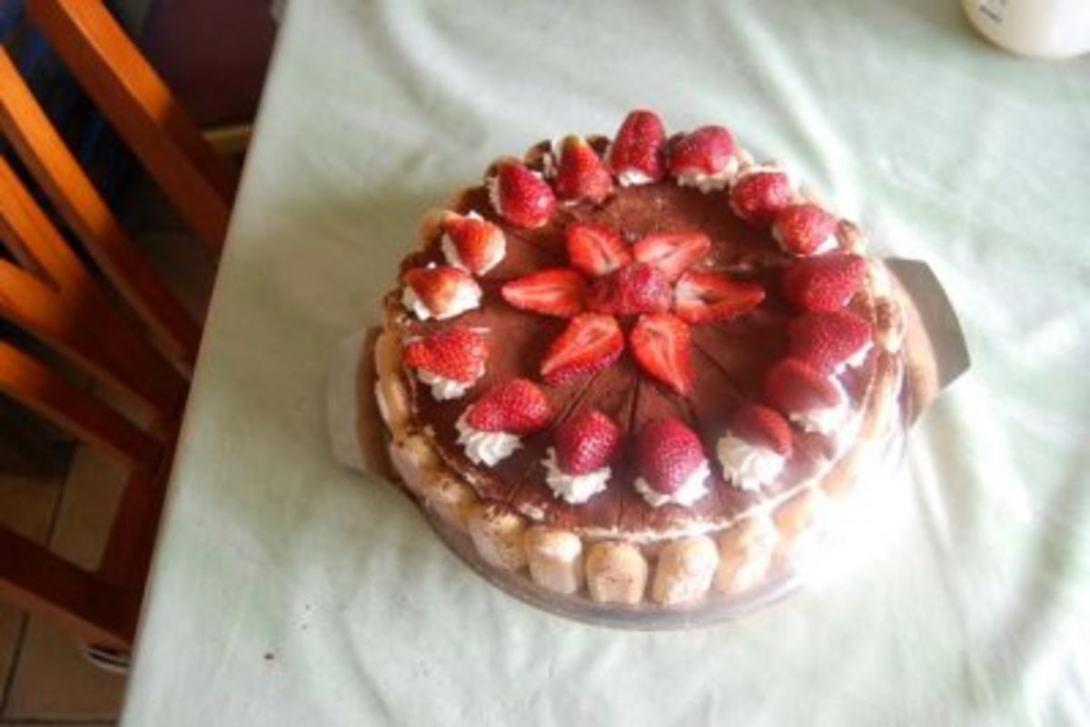Tiramisu - Erdbeer - Torte - Rezept