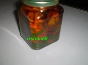 Rezept: Eingelegte getrocknete Tomaten Eingelegte getrocknete Tomaten - Rezept