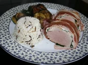 Schweinefilet im Bärlauch-Speck-Mantel - Rezept
