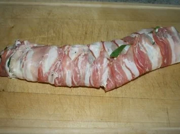 Schweinefilet im Bärlauch-Speck-Mantel - Rezept - Bild Nr. 4
