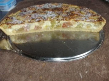 Rhabarberkuchen mit Schmandguss - Rezept - Bild Nr. 2