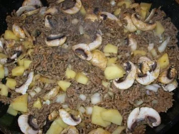 Hackpfanne mit Reis - Rezept - Bild Nr. 4