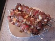 Bunte Fleischspieße - Rezept