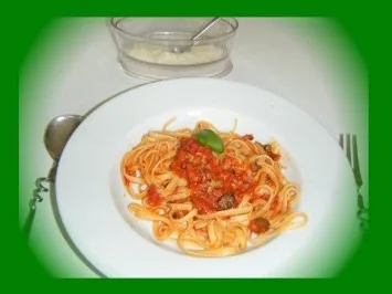 Rezept: Linguine con pomodori, olive e capperi Bild Nr. 4 Linguine con pomodori, olive e capperi - Rezept - Bild Nr. 4