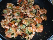 Riesengarnelen auf libanesischer Art - Rezept