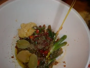 Schinkenbraten mit Speckbohnen u. Salzkartoffeln ♥ ♥ ♥ - Rezept - Bild Nr. 4