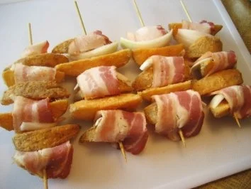 Rezept: Herzhafte Kartoffel-Spieße ... Bild Nr. 2 Herzhafte Kartoffel-Spieße ... - Rezept - Bild Nr. 2