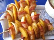 Herzhafte Kartoffel-Spieße ... - Rezept