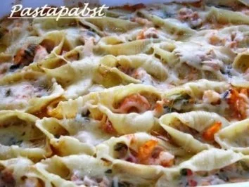 Conchiglioni mit Thunfischsauce - Rezept