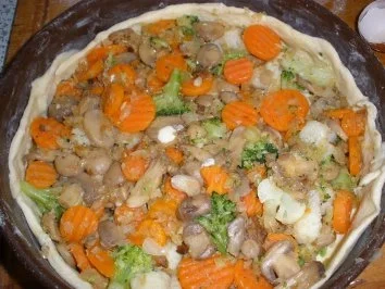 Rezept: Gemüsekuchen Bild Nr. 3 Gemüsekuchen - Rezept - Bild Nr. 3