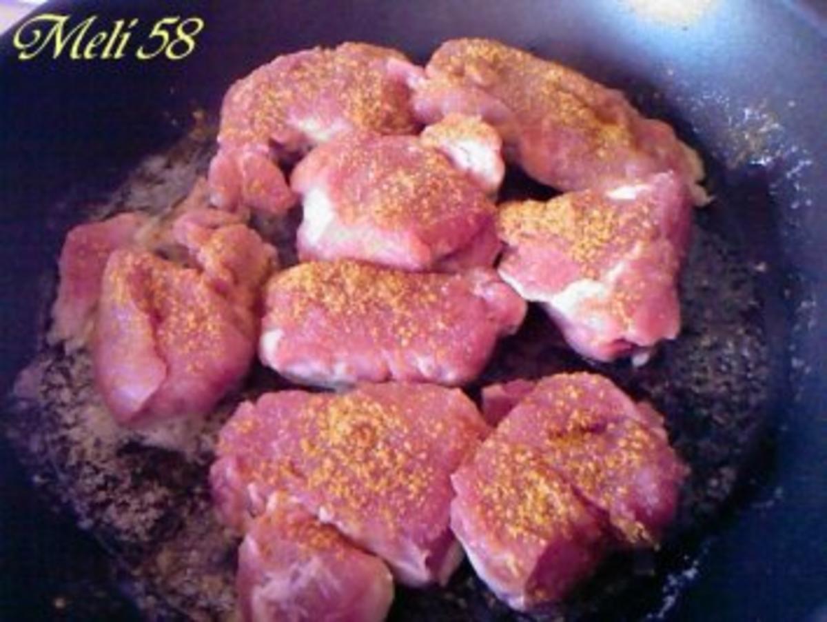 Fleisch: Schweine-Medaillons in Currysoße - Rezept - Bild Nr. 2