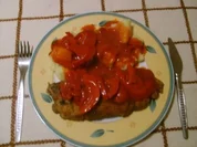 Schnitzel mit Letscho - Rezept