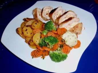 Frühlingsschnitzel mit Bratkartoffeln und Buttergemüse - Rezept - Bild Nr. 7