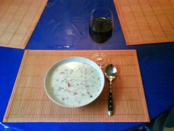 Rezept: Suppe: Scharfe Buchstabensuppe Suppe: Scharfe Buchstabensuppe - Rezept